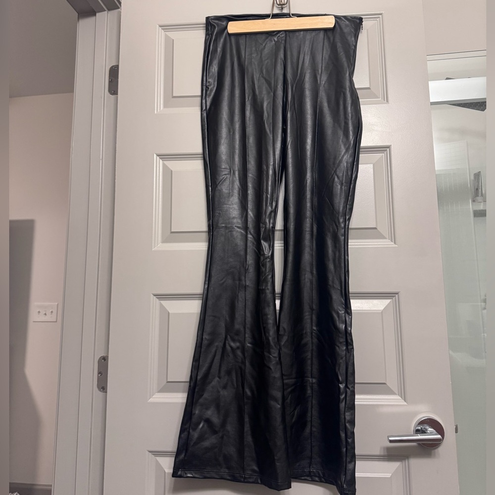 Forever 21 Black Faux Leather Pants